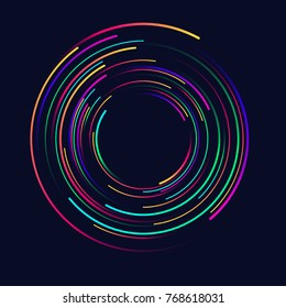 Abstract vector background, spiral line	
