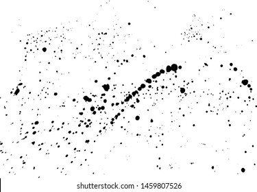 Abstract vector background.  Splash of black paint.  Vector illustration.  White wallpapers with black spots in grunge style.  Vintage concept.