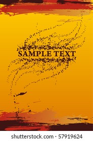 abstract vector background with splashes