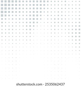 Abstract vector background with square shapes pattern. Square dots grid background. Digital technology design