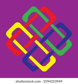 abstract vector background with squares