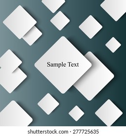 Abstract Vector Background with Squares