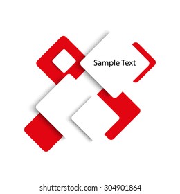 Abstract Vector Background With Squares