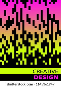 Abstract vector background of squares. Vector EPS 8