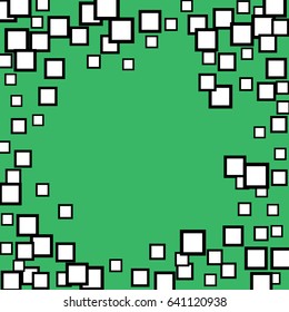 Abstract Vector Background with Squares. Geometric Texture