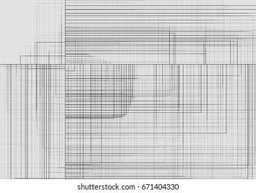 Abstract vector background with squares and lines