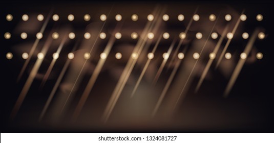 abstract vector background stage