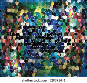 abstract vector background stained glass