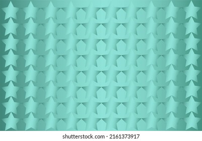 Abstract vector background with stars in blue gradient color