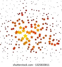 Abstract vector background with stars. Colorful illustration in abstract style with gradient stars. Backdrop for your design, pattern.