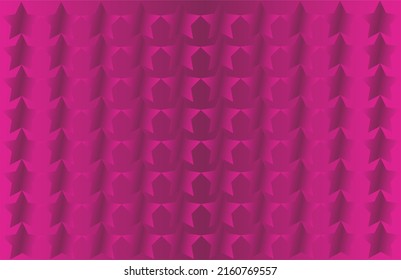 Resumen de fondo vectorial con estrellas en color de gradiente rosa