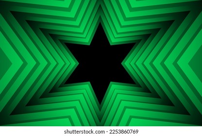 Fondo vector abstracto con estrellas en colores gradientes brillantes
