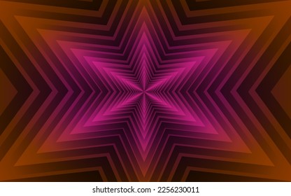 Abstract vector background with stars in shiny gradient colors