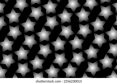 Abstract vector background with stars in shiny gradient colors
