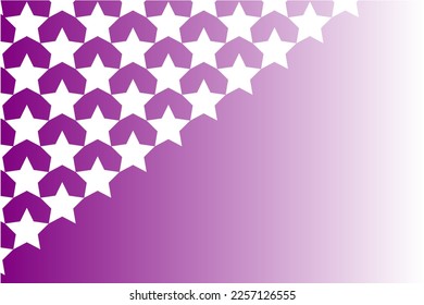 Abstract vector background with stars in shiny gradient colors