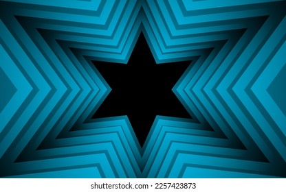 Abstract vector background with stars in shiny gradient colors