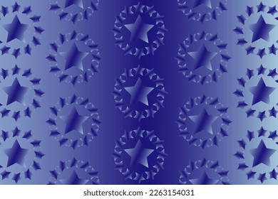 Fondo vector abstracto con estrellas en colores gradientes brillantes