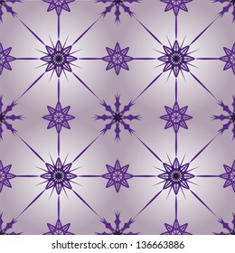 Abstract vector background with stars and snowflakes