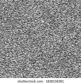 The abstract vector background in a strip, shapesing, lines, dots. Fly in different directions. Optical visual illusions - Op art. Black and white background.