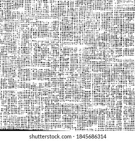 The abstract vector background in a strip, shapesing, lines, dots. Fly in different directions. Optical visual illusions - Op art. Black and white background.