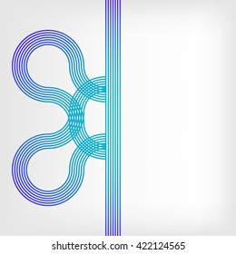 abstract vector background with stripes pattern