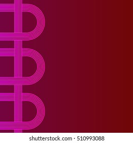 abstract vector background with stripes pattern - purple and red