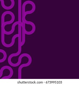 abstract vector background with stripes pattern - purple and violet