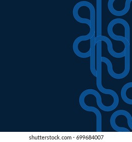abstract vector background with stripes pattern - blue