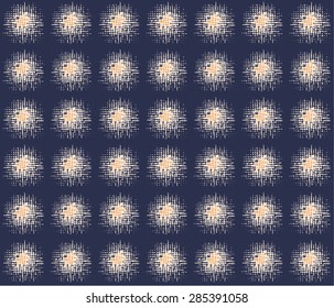Abstract vector background. Symmetric grunge composition of repeated patterns