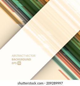 Abstract vector background. Technology geometric retro style lines design. 