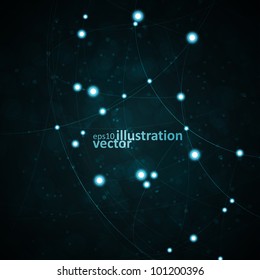 Abstract vector background,  technology illustration, stylish eps10