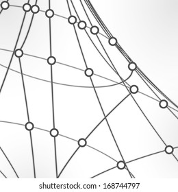 Abstract vector background, technology illustration, stylish eps10