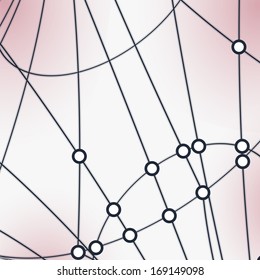 Abstract vector background, technology illustration, stylish eps10