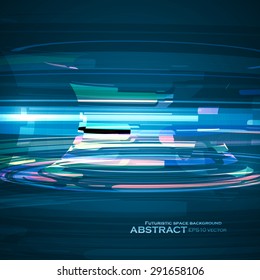 Abstract vector background, technology illustration, stylish eps10