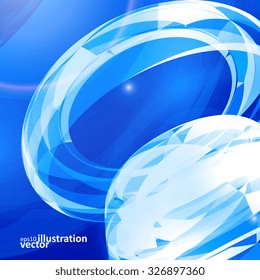 Abstract vector background, technology illustration, stylish eps10