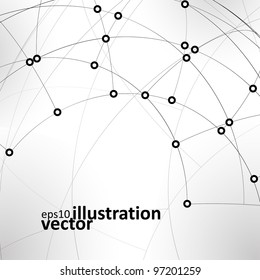 Abstract vector background,  technology illustration, stylish eps10