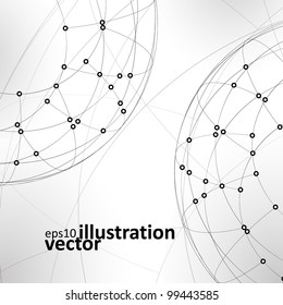 Abstract vector background,  technology illustration, stylish eps10