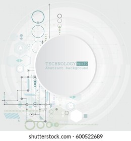 Abstract vector background. Technology style. Best ideas for Business presentation model.