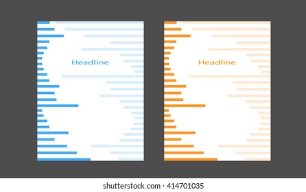Abstract vector background template for your work.