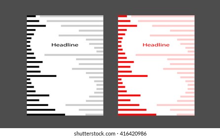 Abstract vector background template for your work.