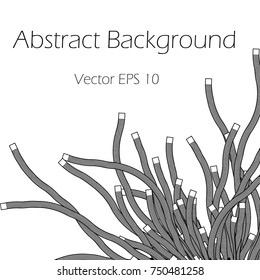 Abstract Vector Background  with Tentacles Plexus