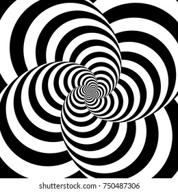 Abstract Vector Background  with Tentacles Plexus