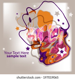 Abstract Vector Background for Text