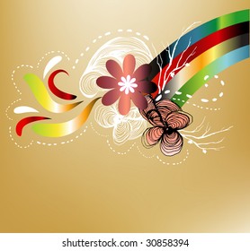 abstract vector background for text