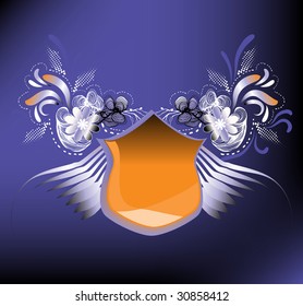 abstract vector background for text