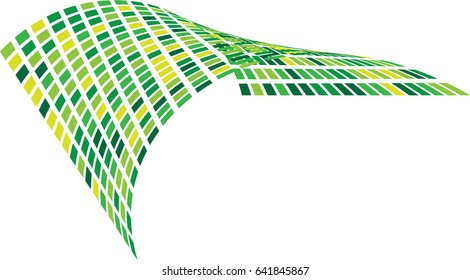 Abstract Vector Background Texture Curved Design