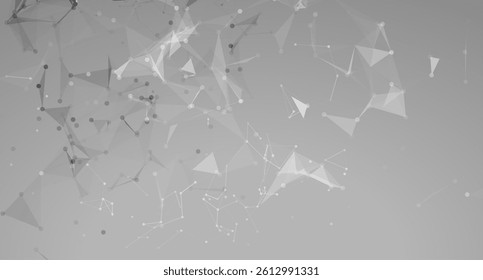 Abstract vector background texture polygon geometric network line tech bg. Triangle connect abstract background polygon design.