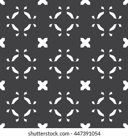 Abstract vector background, textured geometric seamless pattern