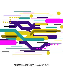Abstract vector background that is illustrating speed.