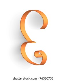 Abstract vector background. Three digit